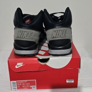 Nike Black and Gray High-Top Sneakers